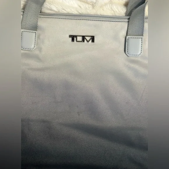 TUMI Gradient Gray and Black Travel Bag - Picture 9 of 15